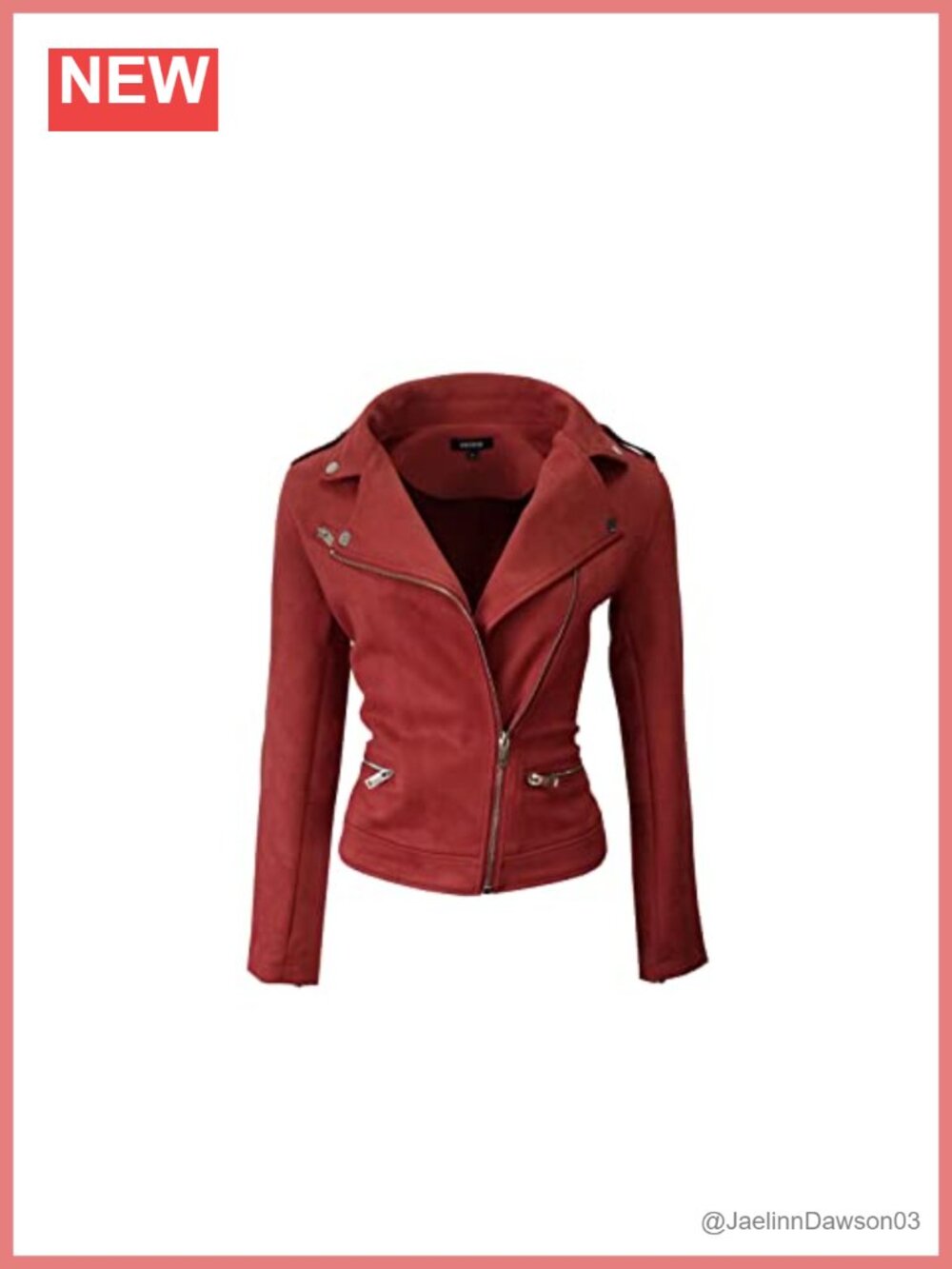 Faux Suede Jacket Women Long Sleeve Oblique Zipper Casual Outwear
